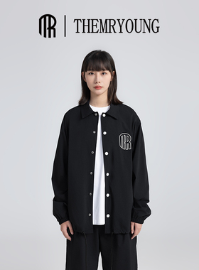 THEMRYOUNG密特扬 男女 休闲上衣翻领外套 夹克
