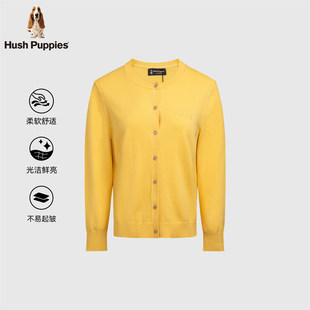 气质休闲针织开衫 新款 HSUCWC04CW229 线衣2026春季 暇步士女装