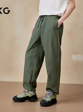 GXG男装 直筒轻薄伞兵裤通勤男士休闲长裤夏季G25X022055