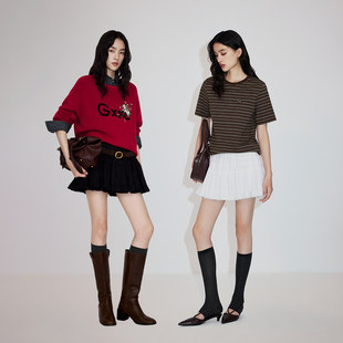 2026春季 OCHIRLY欧时力 蓬蓬蛋糕裙a字半身裙短裙带里裤