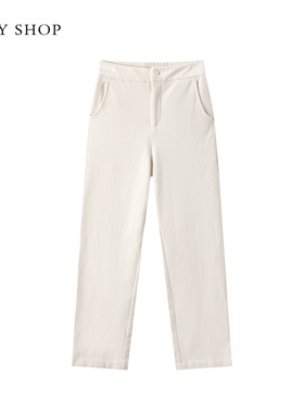 TKY SHOP 女士简约宽松休闲裤10G1QA00D452