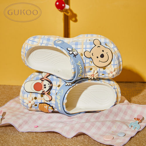 【88VIP】Gukoo/果壳洞洞鞋女春夏小熊维尼外穿EVA鞋826227921210