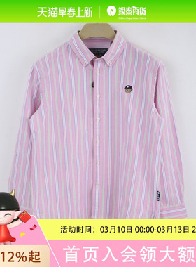 Teenie Weenie男士舒适时尚条纹衬衫TNYS2611E4A