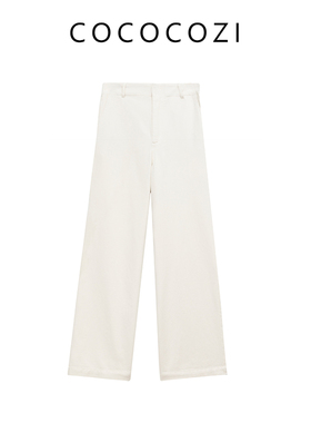 COCOCOZI秋冬加绒休闲宽松牛仔裤243CO062K