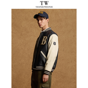 TeenieWeenie2024秋重工刺绣复古棒球服外套TNJL244904K