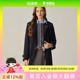 新款 风衣女双排扣宽松休闲外套2025冬季 EEJTF49M02 时尚 Eland衣恋经典