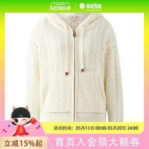 ELAND连帽拉链含羊毛开衫(CARDIGAN)(CK)EECKF8TH02
