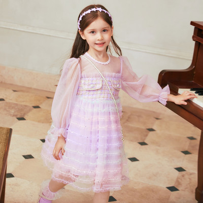 simbanana辛巴娜娜休闲时尚女童连衣裙G5LQ11503