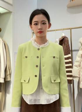 诗凡黎 女士时尚简约外套3F2110231