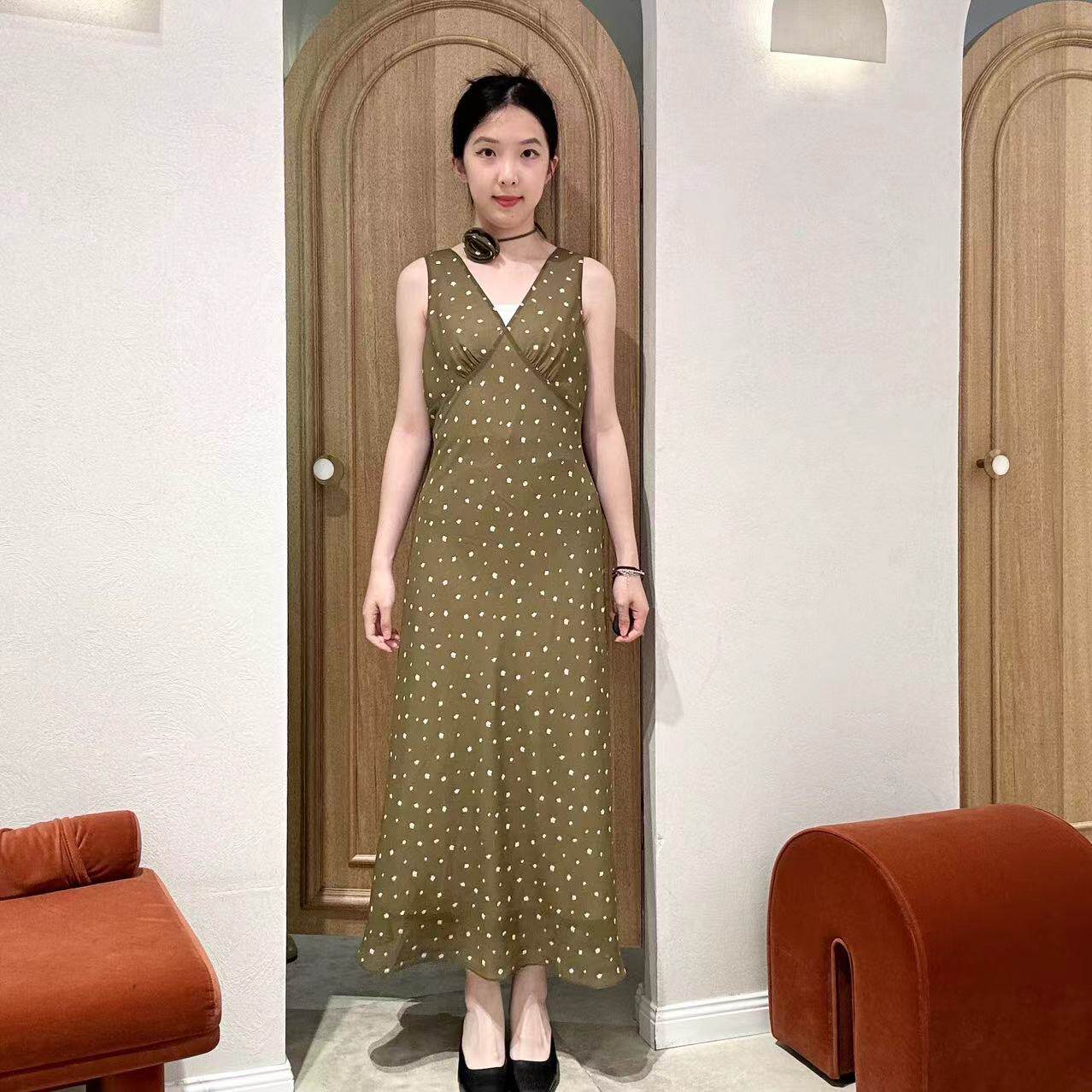 伊芙丽女士简约休闲连衣裙连身衣1G4691031-1