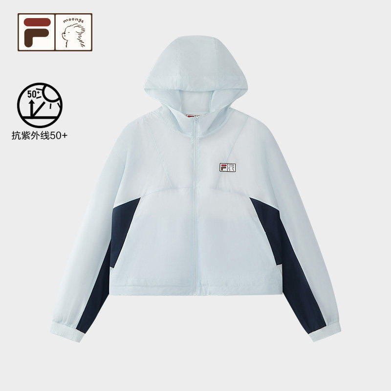 FILA FUSION｜moonge斐乐外套女2026秋款休闲官方连帽女装T11W638701F