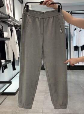 太平鸟男士简约时尚长裤B2GME4187