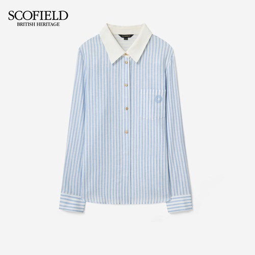 Scofield女装通勤翻领衬衫