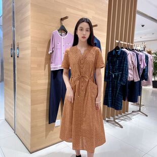 菲姿 连衣裙F3B455 女士收腰简约时尚