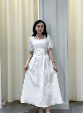 TKY SHOP女士优雅气质法式收腰连衣裙10G1KH01E002