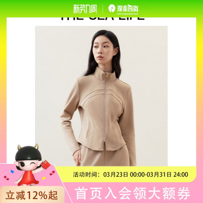 THESEALIFE欧海一生女士简约复古外套 B19116T5021BB19116