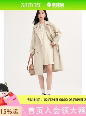 诗凡黎百褶连衣裙春中长裙3F2290371