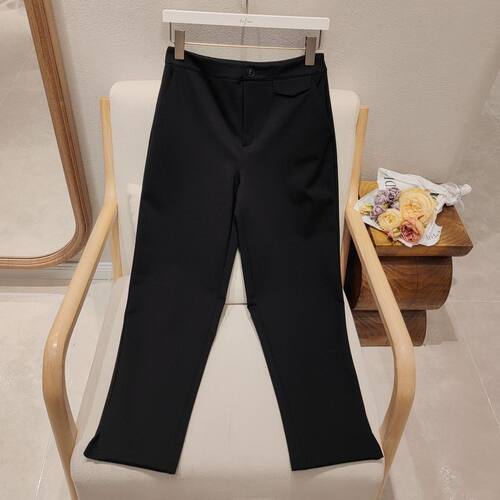 伊芙丽 女士简约舒适休闲裤1DA251041