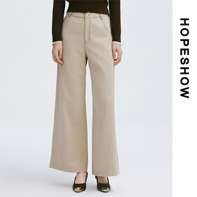 HOPESHOW红袖红袖牛仔裤89125021305