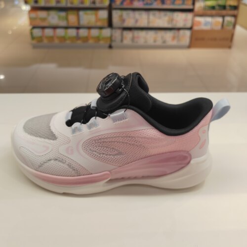 基诺浦中童鞋驭风2.0系列GZ976(浅玫粉/白色185)