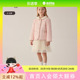 TeenieWeenie 24早春女童小香风菱格纽扣棉服TKJP241151K Kids小熊童装