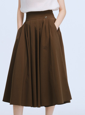 HOPESHOW红袖半身裙89125141505