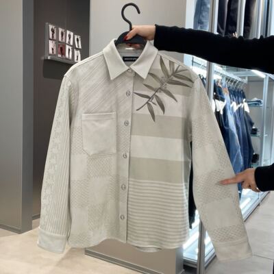 太平鸟男士简约时尚衬衫B1CHF1417