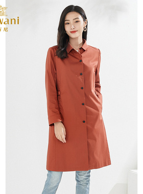 乔万尼商场同款风衣秋外套简约挺括显瘦EI3A169