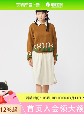 GS2700352古木夕羊GMXY 圆领绣花毛衣