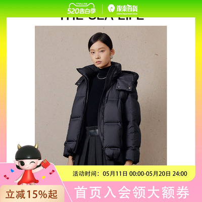 THESEALIFE欧海一生 连帽羽绒服休闲外套18216