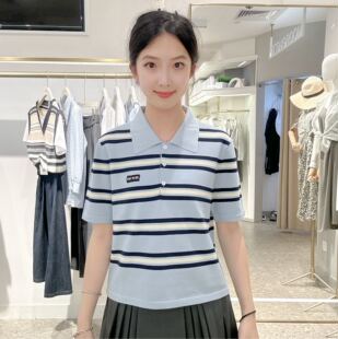 SEIFINI/诗凡黎女士时尚休闲短袖针织衫3F7732171