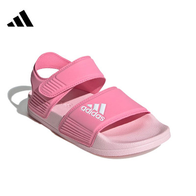Adidas kids阿迪达斯女童ADILETTE SANDAL K运动凉鞋IH3634