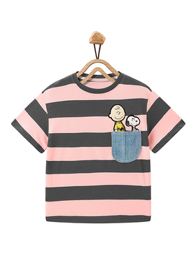 minipeace 男童短袖T恤 女童 上衣