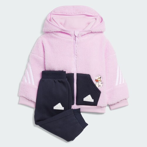 Adidas kids阿迪达斯SPORTSWEAR TRACK SUIT 运动休闲长袖套装IQ134