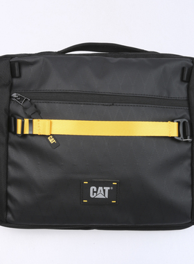 CAT男女同款黑色肩挎包CO3TB848382