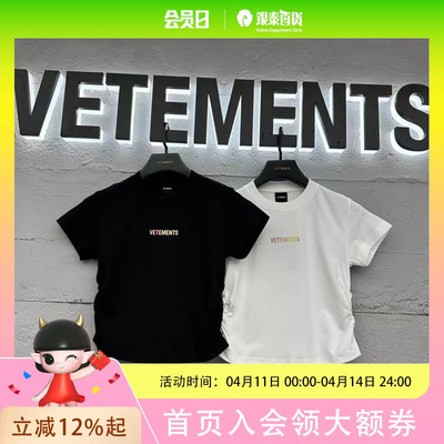 VETEMENTS2025春夏女士短袖T恤35352040