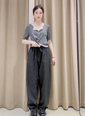 欧海一生女士休闲简约裤子T5106CC20225