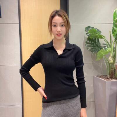 麦檬 女士简约时尚毛针织衫5EC134431