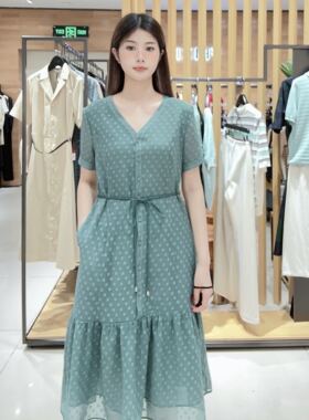 FEIZI菲姿女士时尚气质连衣裙F4B436