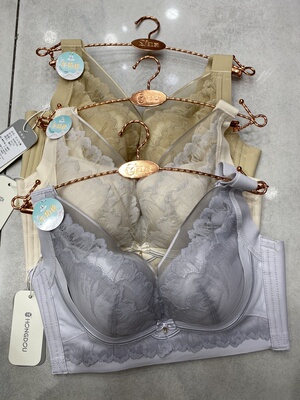 红豆正品文胸薄款B、C通用杯调整型侧收聚拢内衣