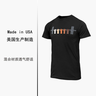 ROGUE美国产运动休闲健身短袖t恤速干透气吸湿排汗圆领力量举撸铁