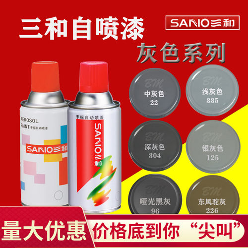 精品自喷漆三和通用手摇银灰色