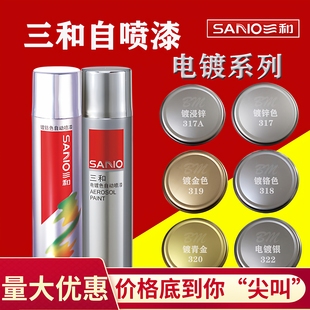 包邮三和手摇自动喷漆镀金镀铬镀锌电镀色不锈钢修补金属油漆喷灌