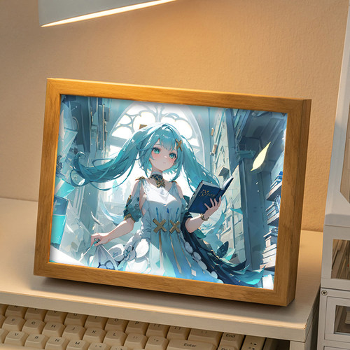 圆肾珐露珊周边灯光画手办相框摆件吧唧礼物立牌徽章小夜灯装饰画