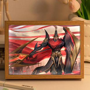 王者荣耀蒙恬周边灯光画送男生女生闺蜜情侣生日礼物动漫小夜灯