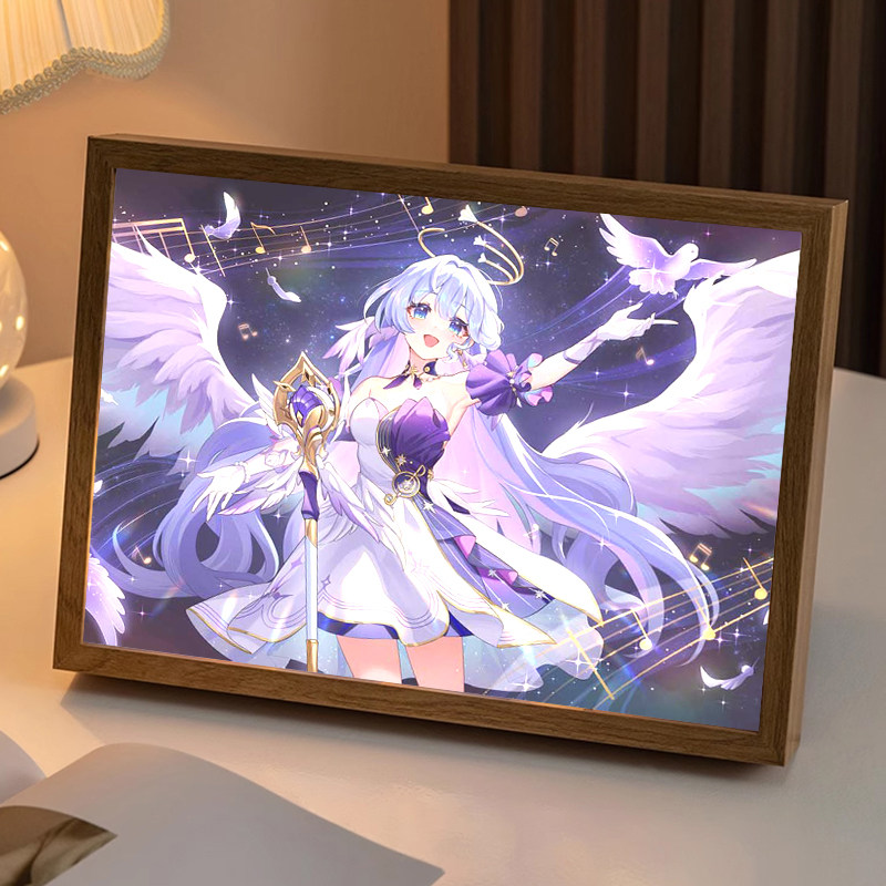 崩铁星铁知更鸟周边灯光画电竞房间谷子手办送男生生日礼物小夜灯