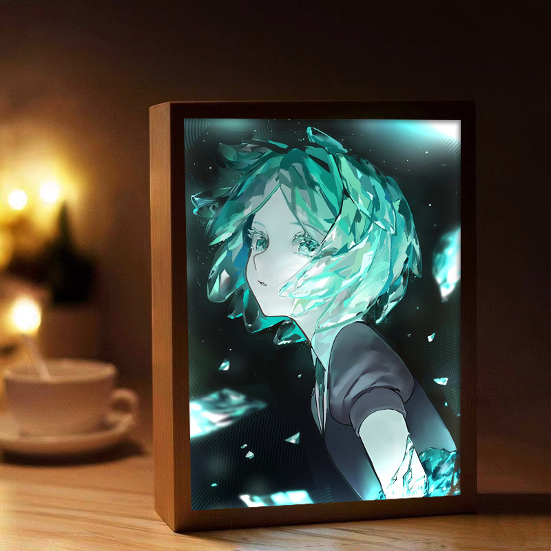 宝石之国磷叶石周边灯光画蓝牙音箱音响手办摆件镜子装饰画小夜灯