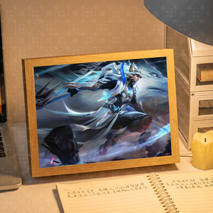 王者荣耀马超周边灯光画手办摆件礼物镜子吧唧立牌小夜灯相框装饰