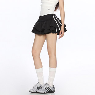 BIGGOLD运动风杠条蓬蓬裙短裙女夏季防走光裤裙芭蕾风蓬蓬裙ins