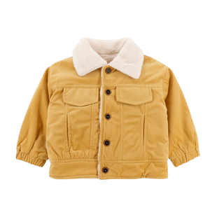 小数点男女宝宝外套秋冬装小童灯芯绒上衣新品儿童帅气男童装